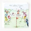 Ladies Golf Card - The Golfing Ladies....in full swing! -
