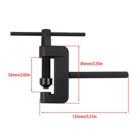 Chain Breaker Tool Kit,Chain Riveting Repair Tool with Carrying Case For ATV Bicycle Motorcycle Cam and 25 to 630 Chains
