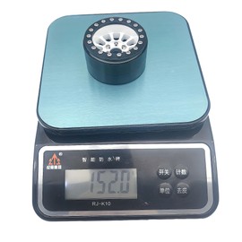 TxXrcss 152g Super Heavy Duty RC 1.9 Beadlock Wheels Offsets -6mm Rims Hex 12mm Wheel for TRX4 TRX6 SCX10 Gen8 1/10 RC Crawler Remote Control Car Upgrades Accessories (White & Black)