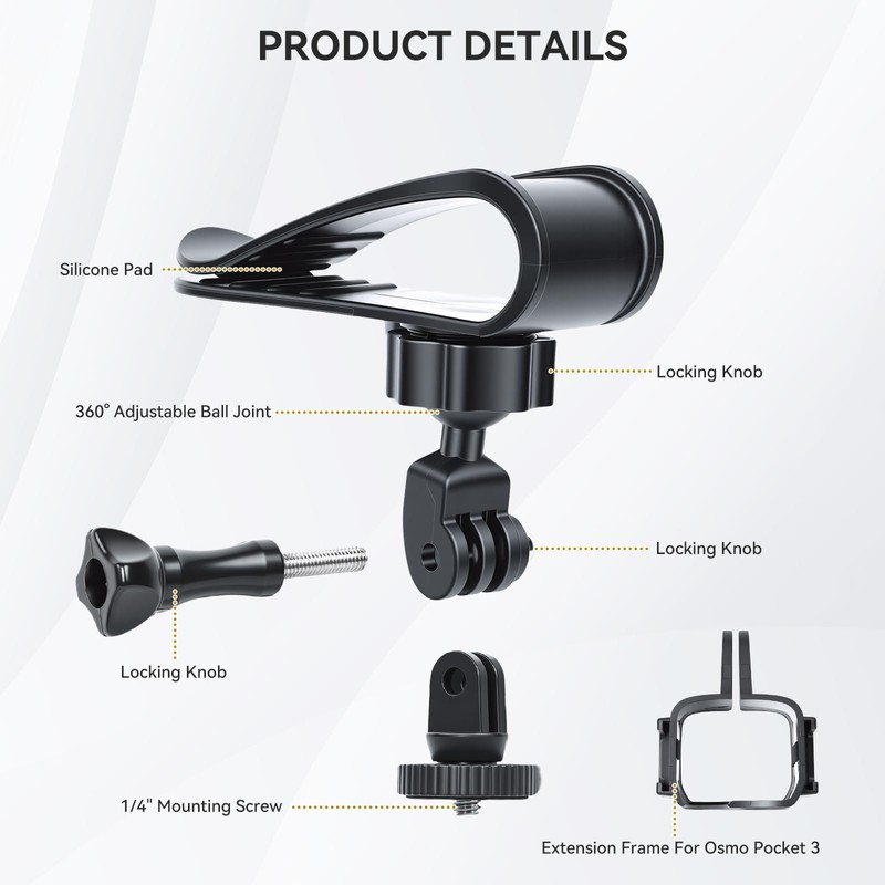 UTEBIT Car Sun Visor Mount, Quick Clip Sun Visor Mount