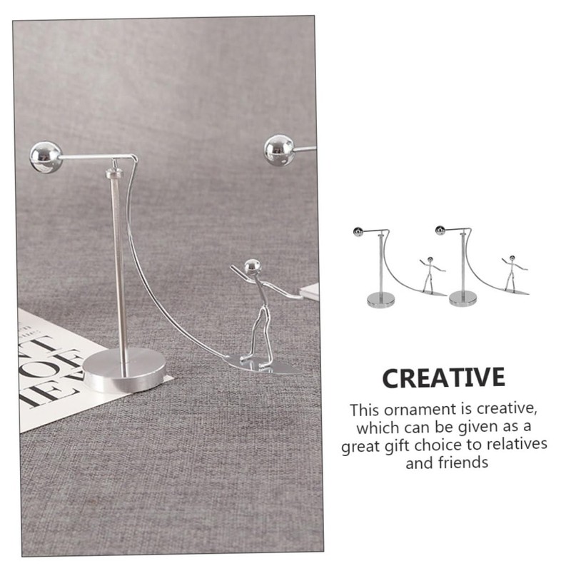 Gatuida 2Pcs Surfing Desktop Decoration for Office Physics Balancing Ornament
