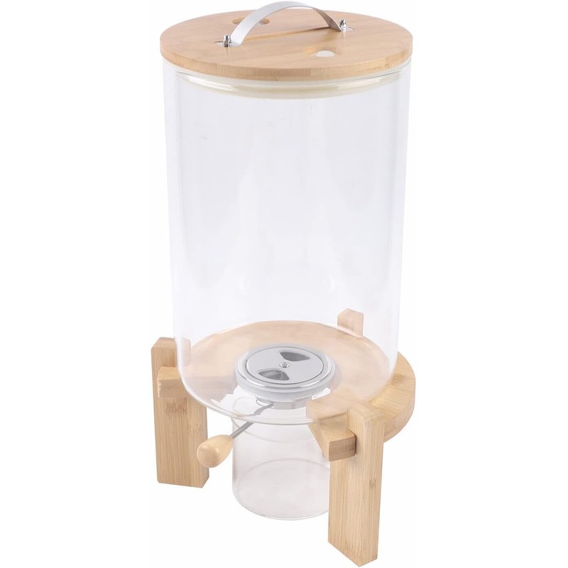 Xuthusman Capacity Airtight Glass Dry Food Storage Container Cereal Rice
