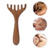 FOMIYES 2PCS Wooden Gua Massage Tool Scalp Massager Eye Acupoint