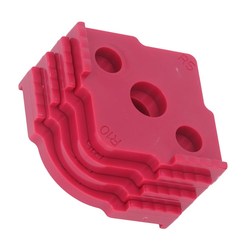 4 Pcs Radius Jig Router Template ABS Wear Resistant Woodworking