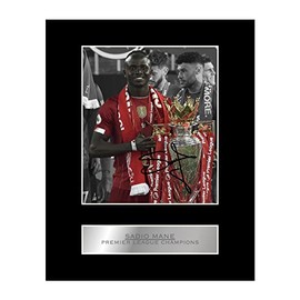 Iconic pics Sadio Mané Signed Mounted Photo Display Liverpool FC