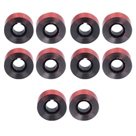 10PCS 2.5CMx60M Bird Deterrent Reflective Scare Tape Bird Repellent Ribbon for Garden Supplies Red Silver