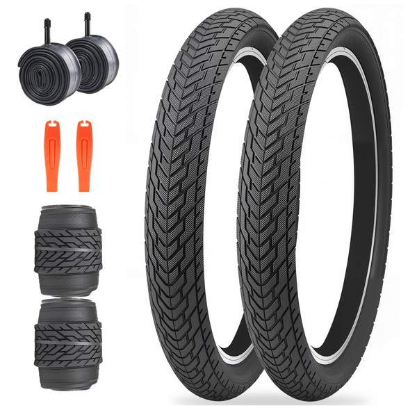 ZUKKA 20 x 2.35 Bike Tire 1/2 Pack 20 inch