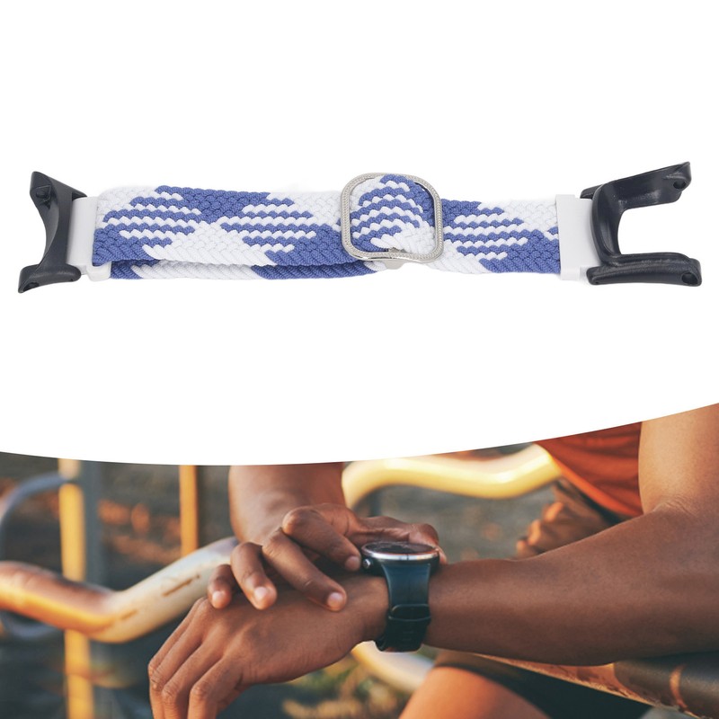 Nylon Weaving Watchband Adjustable Washable Breathable Lightweight Nylon Braided Watch