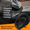 Wood Carving Disc 4.5 Inch,Wood Stump Grinder,Angle Grinding Wheel with