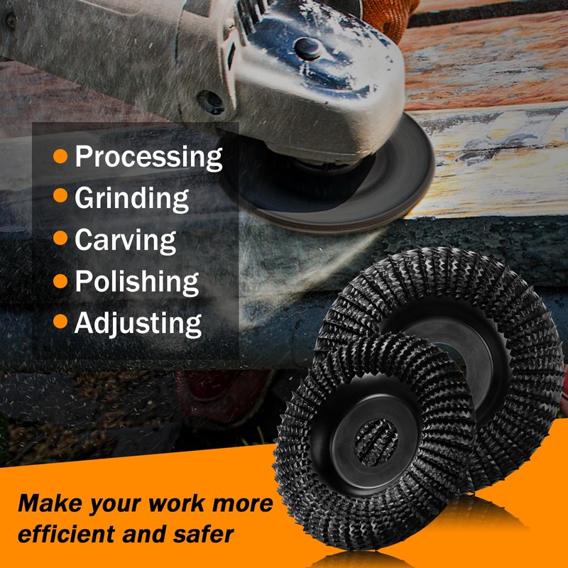 Wood Carving Disc 4.5 Inch,Wood Stump Grinder,Angle Grinding Wheel with