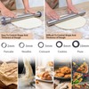 Adjustable Rolling Pin with Thickness Rings for Baking -Non Stick