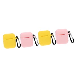 Gatuida 4pcs Wireless Earbud Protector Case Buckles Compatible Fashionable and Shockproof Earphone Box for Convenient Carrying