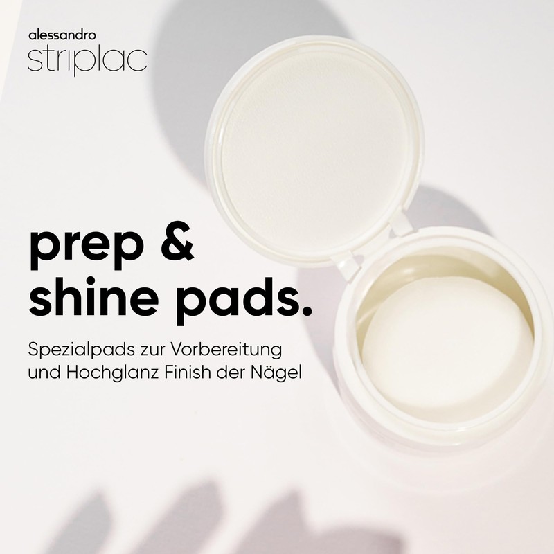 alessandro Striplac Prep & Shine Pads Bundle - 2 x