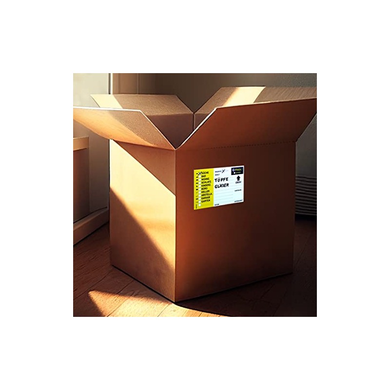 Professional Moving Labels – Large Vinyl Stickers for Labelling Moving