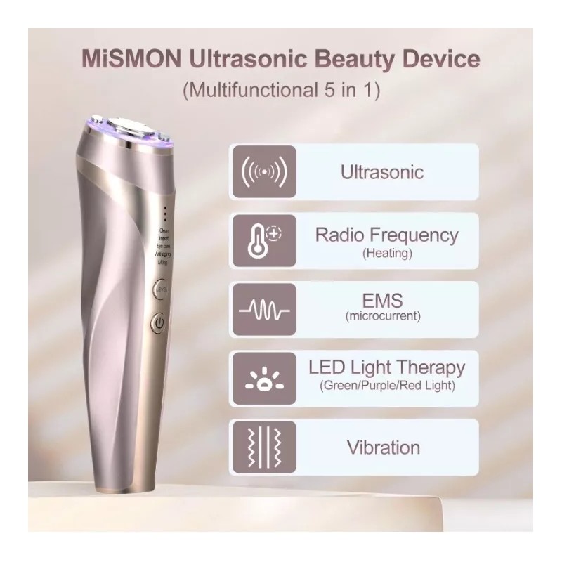 Mismon Cavitador Radiofrecuencia Ems Fotón Vibración Cuidado Facial