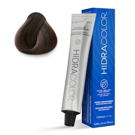 HIDRACOLOR - Tinte Permanente para Cabello Color 6.11 Rubio Oscuro Cenizo Intenso 90 ml, Cubre Canas, con Miel y Aloe Vera, Gran Duración y Humectació