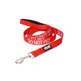 Dexil Limited DO NOT PET Red Colour Coded 60cm 120cm 180cm Padded Dog Lead PREVENTS Accidents By Warning Others of Your Dog in Advance (180cm)