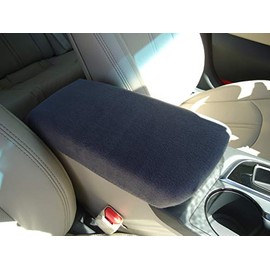 Car Console Covers Plus Made in USA Designed for Lincoln Aviator 2020-2025 Fleece Auto Armrest Center Console Cover Protector Dark Gray