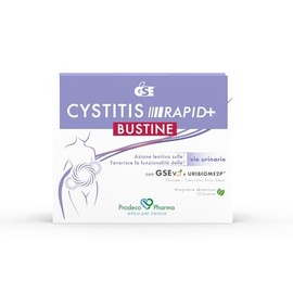 Prodeco Pharma GSE CYSTITIS RAPID+ 10 Beutel – Nahrungsergänzungsmittel mit GSEvo, URIBIOME2P, Ononide, Trauben Ursina, Heidekus, Hibiskus