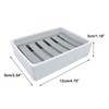 Ceramic Soap Dish Stainless Steel Soap Holder for Bathroom and