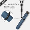 電子タバコ用 VAPE ベイプ プルプラ 首から下げるタイプ ネックストラップ 3本 シリコンリング 8mm 13mm