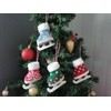 8Pcs Christmas Ornaments Boots -DIY Shoes Tree Hanging Ornament 8x7cm