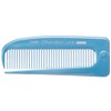 Bess Mineral Ion Comb, Thin Folding Comb, Blue, 1 Piece