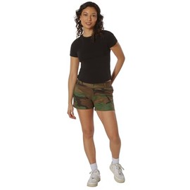 Rothco Women's Short Shorts, Woodland Camo, X-Large