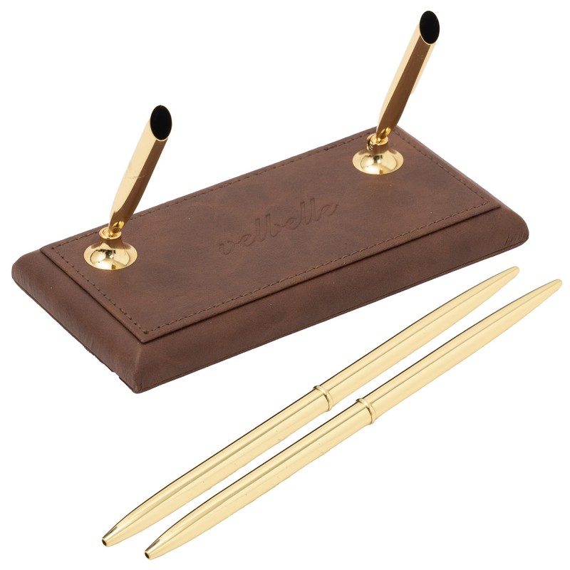 velbelle Pen Stand Reception PU Leather