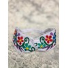 FANFAN Women's Mexican Embroidered Boho Headband - Twist Knotted Criss