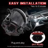 CHUSYYRAY 2Pcs Fog Lights Driving Lamp Clear Pair for Toyota