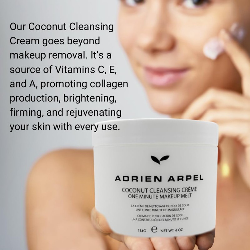 Coconut Cleansing Crème by Adrien Arpel, Facial Cleanser & Makeup
