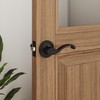 Design House 779231 Scroll Entry Door Lever Matte Black