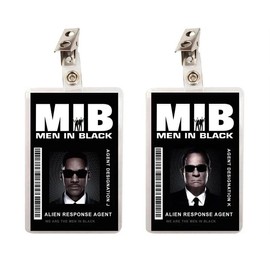MIB Agent K & J ID Set of 2 ID Badges