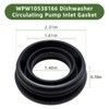 W11182008 WPW10538166 Dishwasher Circulation Pump Inlet Grommet Compatible with Whirlpool