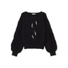 Jill by Jill Stuart Women's Pearl Tuki Cable Knit Sweater,