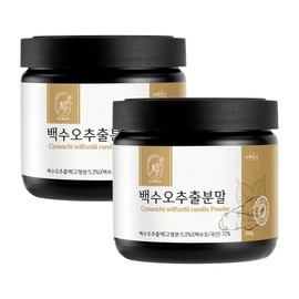 Baeksu Oh Extract Powder Baeksu Oh 200g / 백수오추출분말 가루 백하수오 200g X 2통