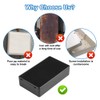 Pack of 6 Junction Boxes, Black, Housing Electronics, Plastic Housing,