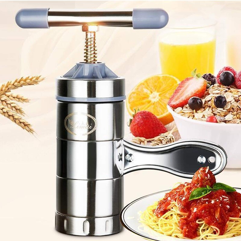 Stainless Steel Manual Noodles Maker, Portable Pasta Maker Noodle Making