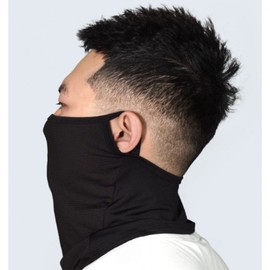 Cool UV Protection Scarf for Summer Sports, Hiking, and Running Neck Gaiter White 3ea