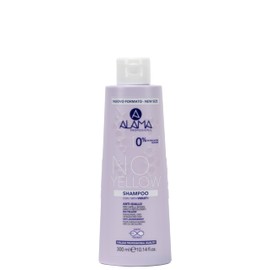Alama Professional No-Yellow Anti-Yellowing Shampoo for Blonde, Grey and Bleached Hair with Silk Proteins, Grape Extract and Purple Pigment, 300 ml