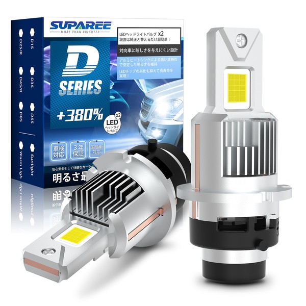 SUPAREE D4S LED Headlight, Explosive Light, Pon, D4R LED, Wireless,
