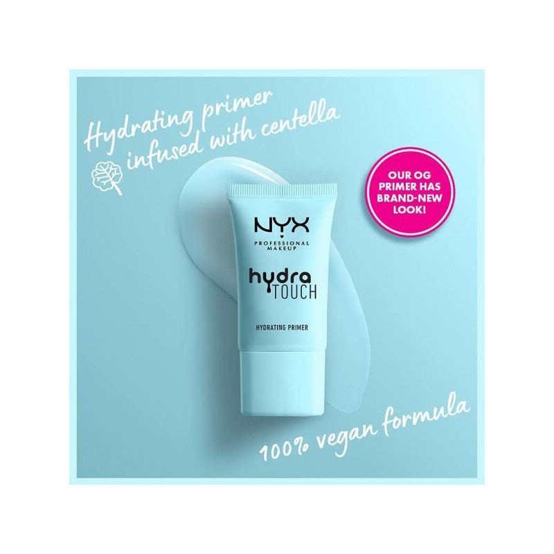 NYX 프로페셔널 메이크업 하이드라 터치 하이드레이팅 프라이머, 페이스 프라이머 NYX
