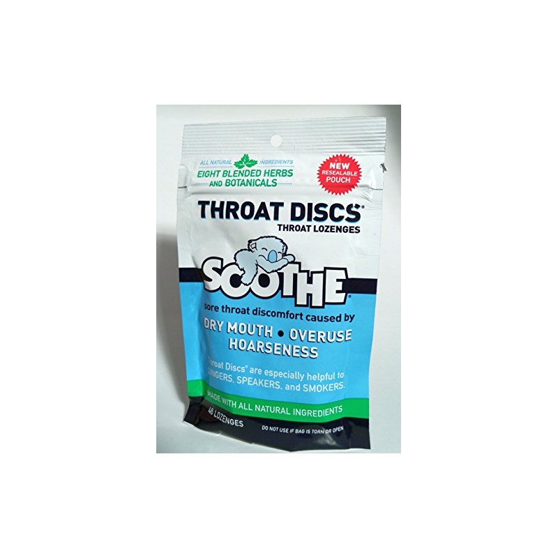 Throat Discs Throat Lozenges Original Formula 46 Lozenges (Value Pack