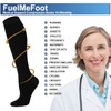 FuelMeFoot 3 Pack Copper Compression Socks - Compression Socks Women