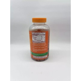 Metamucil Fiber Gummies, No Added Sugar, 150 Gummies Orange Flavor