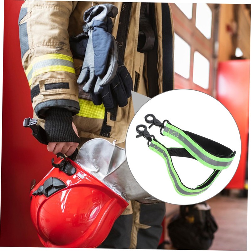Zerodeko 2Pcs Fire Gloves Fixing Straps and Straps for Firefighters