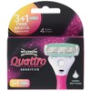 Wilkinson Quattro Sensitive Vrouwen Navulmesjes 4 stuks