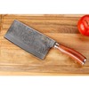 SUNLONG Meat Cleaver 7 inch Chinese Vegetable Cleaver -Japanese Hammered