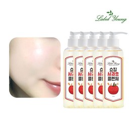 Label Young Lotte's exclusive mildly acidic oil/low-irritation/pore care shocking apple vinegar cleanser (5 units) / 라벨영 롯데단독 약산성오일저자극모공관리 쇼킹사과초클렌저 5개